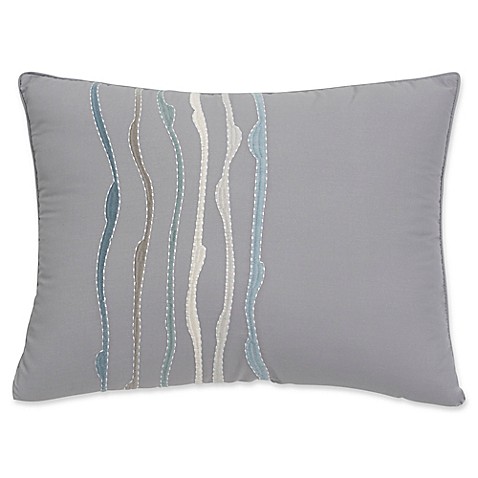 Shell Rummel Soft Repose Oblong Throw Pillow in Blue - Bed Bath & Beyond