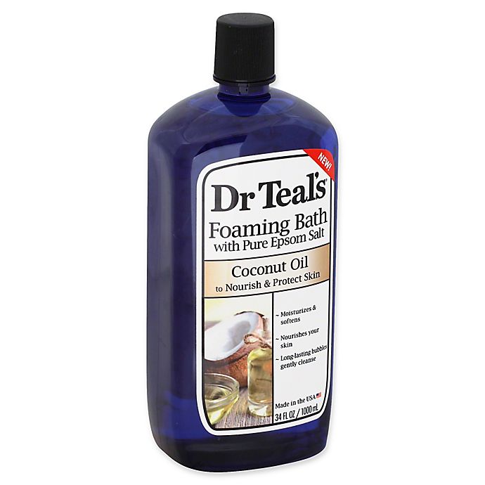 Dr. Teal's® 34 fl. oz. Coconut Oil Foaming Bath with Pure Epsom Salt
