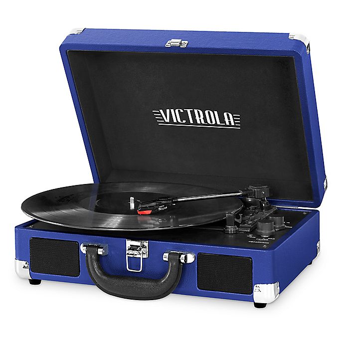 Victrola™ 3-Speed Bluetooth® Portable Suitcase Record Player