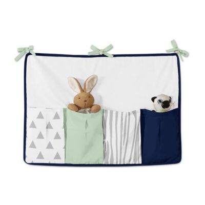 sweet jojo navy and mint woodsy