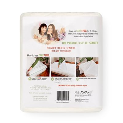 standard camp cot mattress size