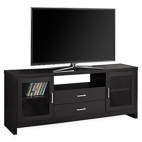 Monarch Specialties 60-Inch 2-Drawer TV Stand - Bed Bath & Beyond