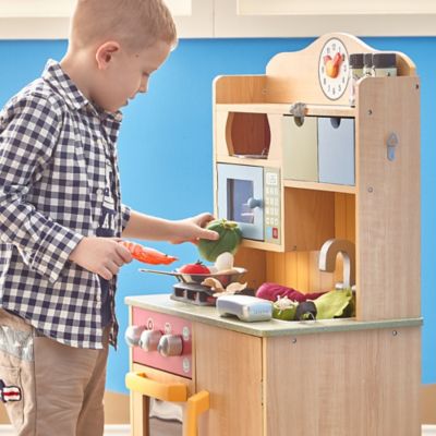 teamson kids little chef florence classic play kitchen