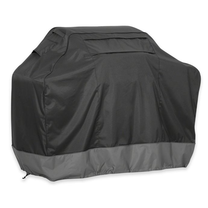 Classic Accessories® Medium Fadesafe Patio BBQ Grill Cover in Grey