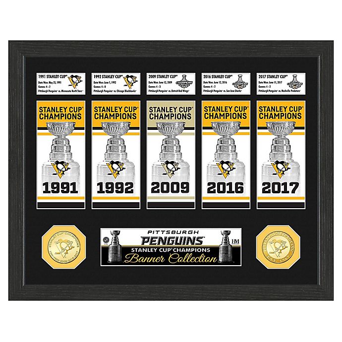 WinCraft 2017 Stanley Cup Champions Pittsburgh Penguins Perfect Cut Decal Autoco 