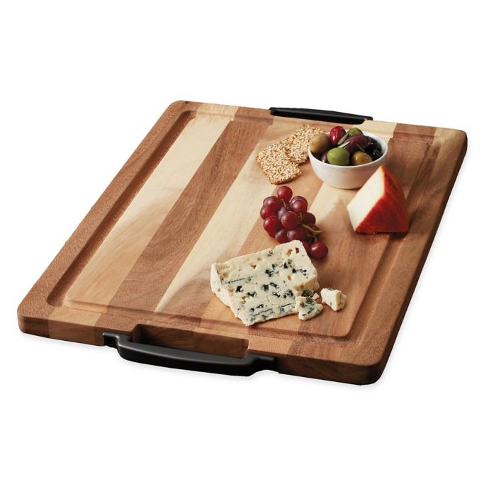 Artisanal Kitchen Supply® 20Inch x 15Inch Cutting Board with Handles