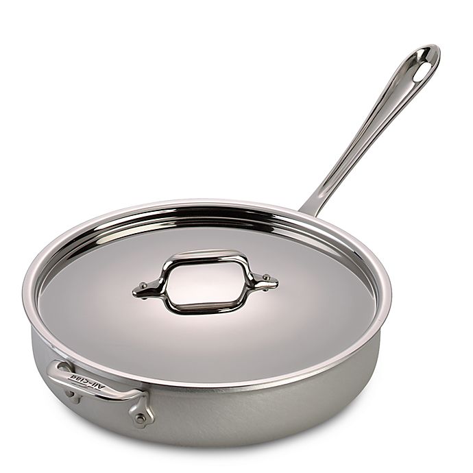 All-Clad Master Chef Bonded 3-qt Sauce Pan with Lid 