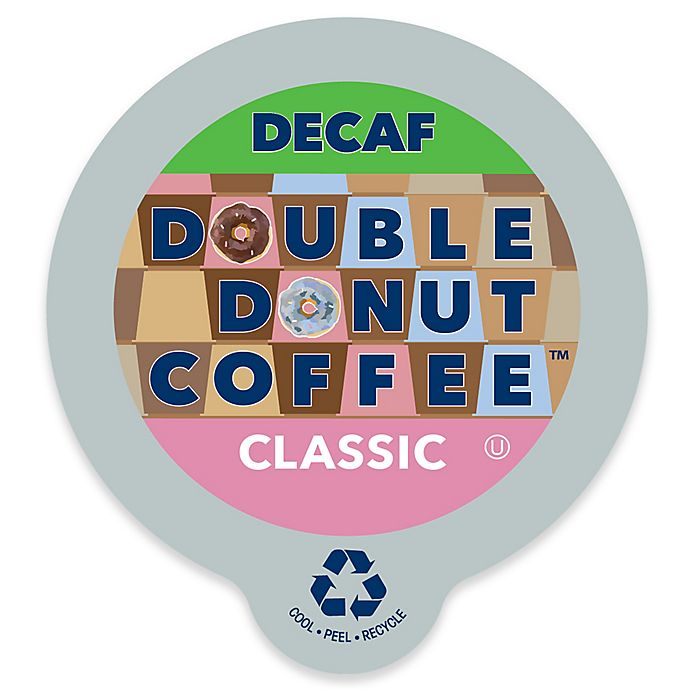Double Donut Coffee™ Decaf Classic Coffee Pods for Single Serve Coffee Makers 24-Count