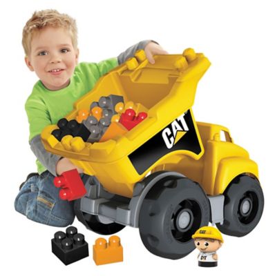 mega bloks dump truck with scoop