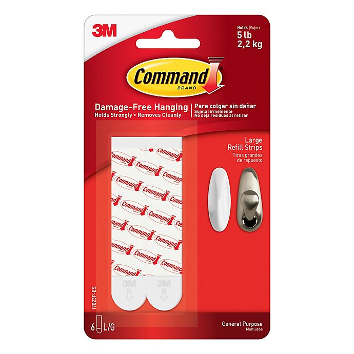 Medium Damage Free 3M Command Large Small Picture Hanging Adhesive Strips 