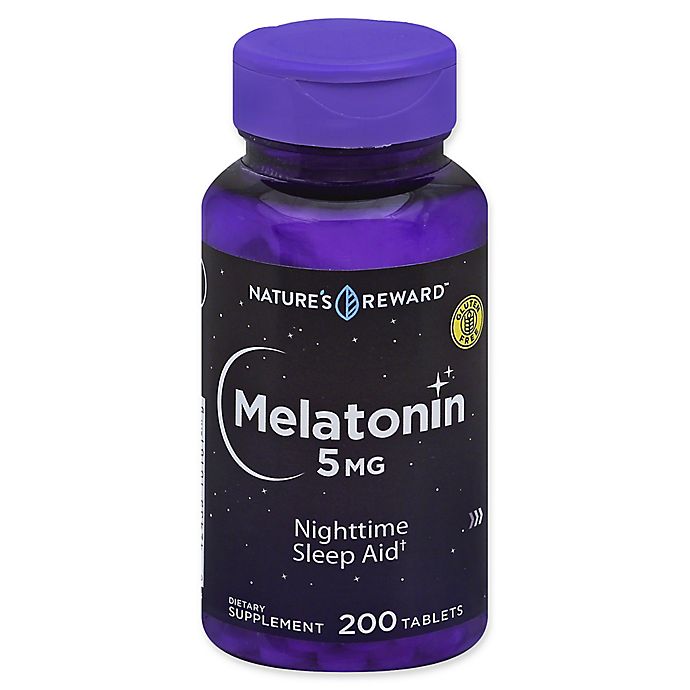 Nature's Reward™ 200-Count 5 mg Melatonin Tablets