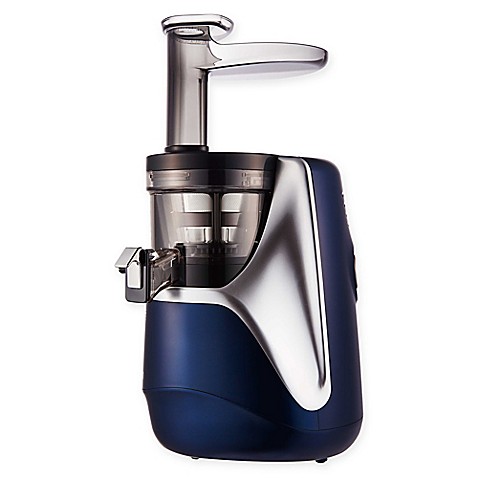Hurom H-AE Slow Juicer in Navy - Bed Bath & Beyond