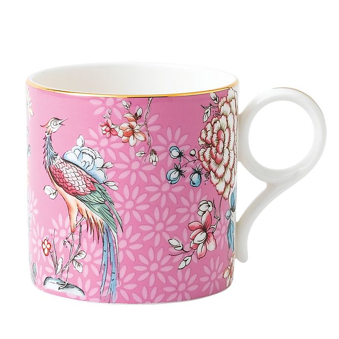 Set of 4 Wedgwood Wonderlust Lilac Crane Mug 