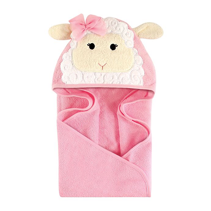 Hudson Baby® Lamb Hooded Towel in White/Cream