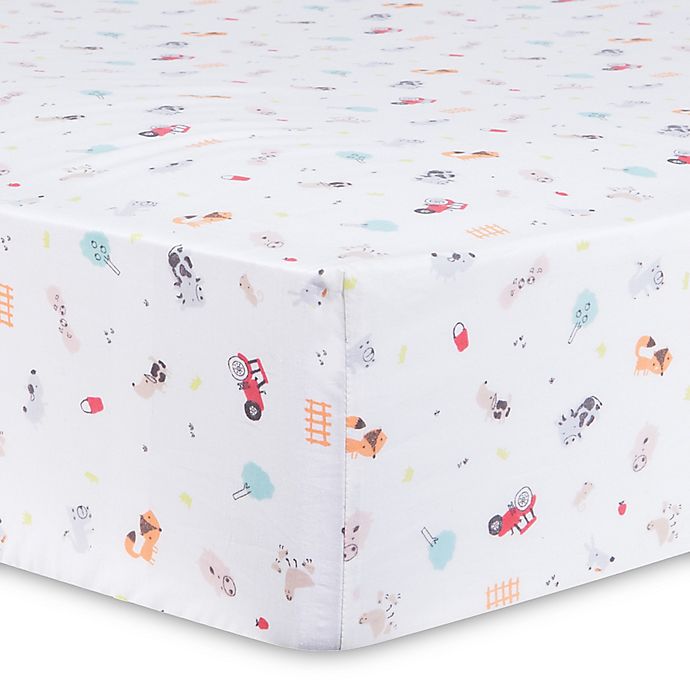 Trend Lab® Farm Stack Fitted Crib Sheet