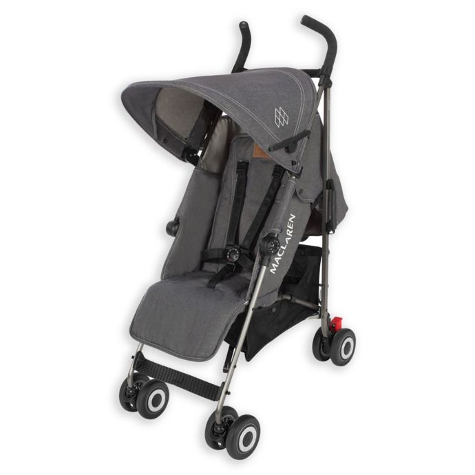 Maclaren 2017 Quest Stroller in Denim/Charcoal Bed Bath & Beyond