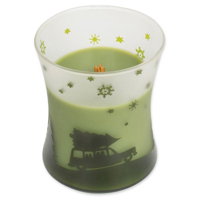 Evergreen Woodwick Small Scented Jar Candle 