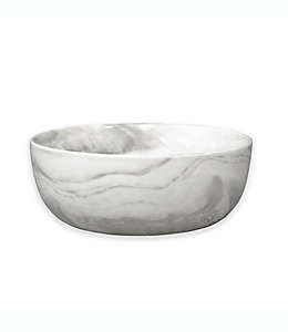 Plato para cereal de porcelana Artisanal Kitchen Supply®Coupe Marbleized, color gris