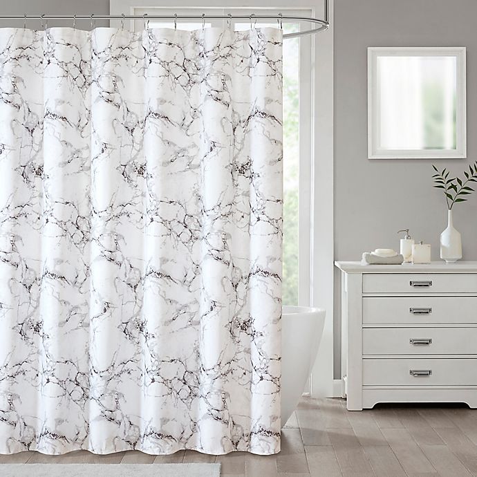 Marble Shower Curtain Collection Bed, Shower Curtain Ideas For Grey Bathroom