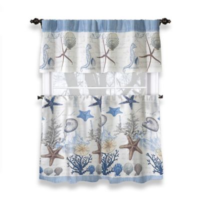 Avanti Antigua Shower Curtain and Window Curtain Collection - Bed Bath ...