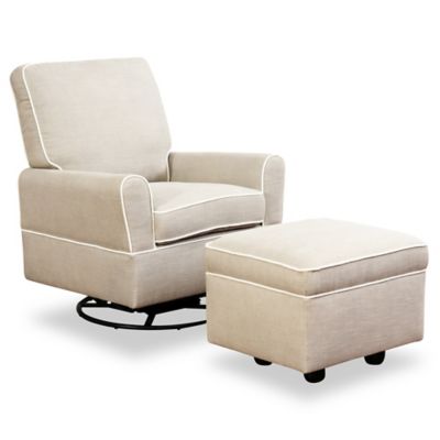 glider swivel ottoman abbyson shirin chair grey living alternate