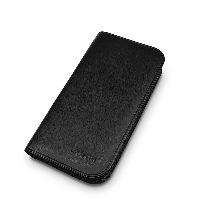 Samsonite® Zip Travel Wallet in Black