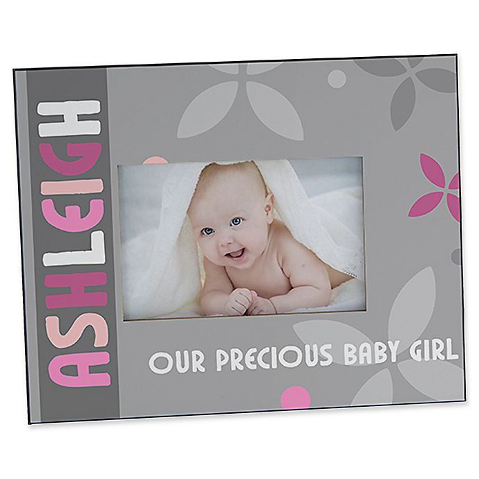 Trendy Baby Girl 4-Inch x 6-Inch Picture Frame