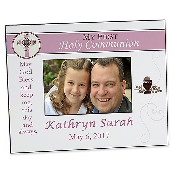 A Girl's First Communion 4-Inch x 6-Inch Picture Frame