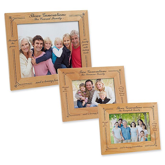 Generations of Family Picture Frame