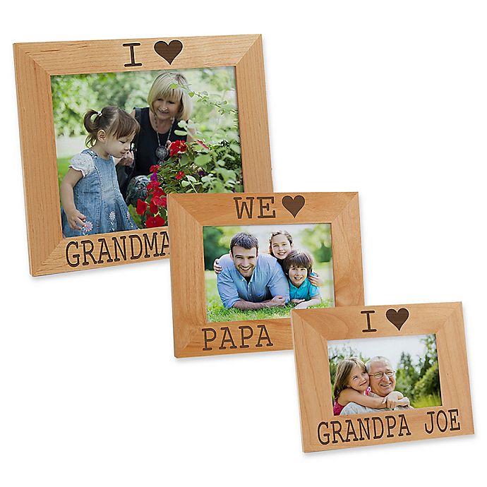 I/We Love Him Picture Frame