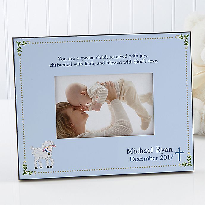 Christened with Faith 4-Inch x 6-Inch Picture Frame
