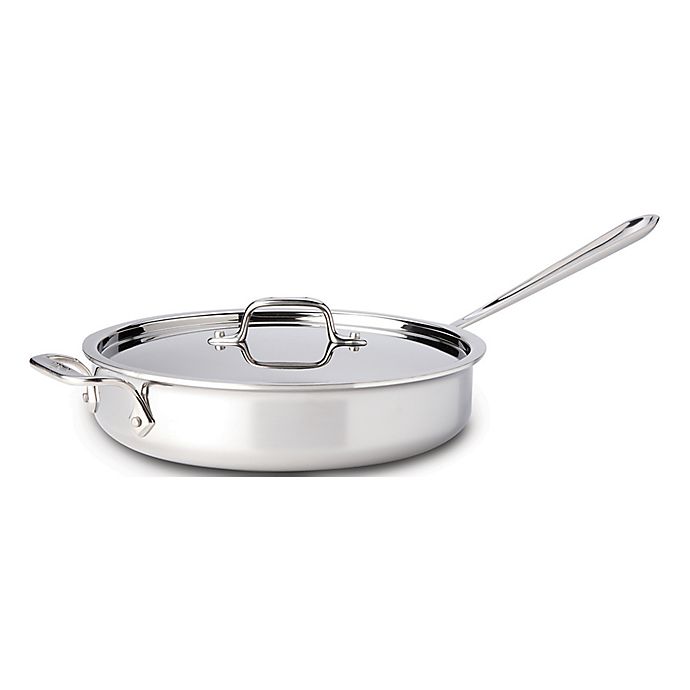 All-Clad 3-Qt Tri-Ply Stainless-Steel  Saute Pan without Lid 