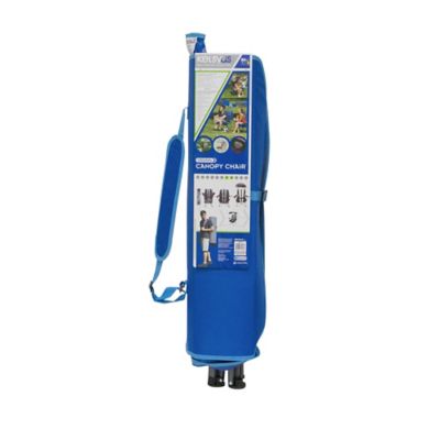 kelsyus original canopy folding arm chair in royal blue