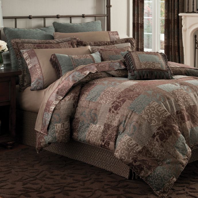 Croscill Galleria Comforter Set In Chocolate Bed Bath And Beyond Canada