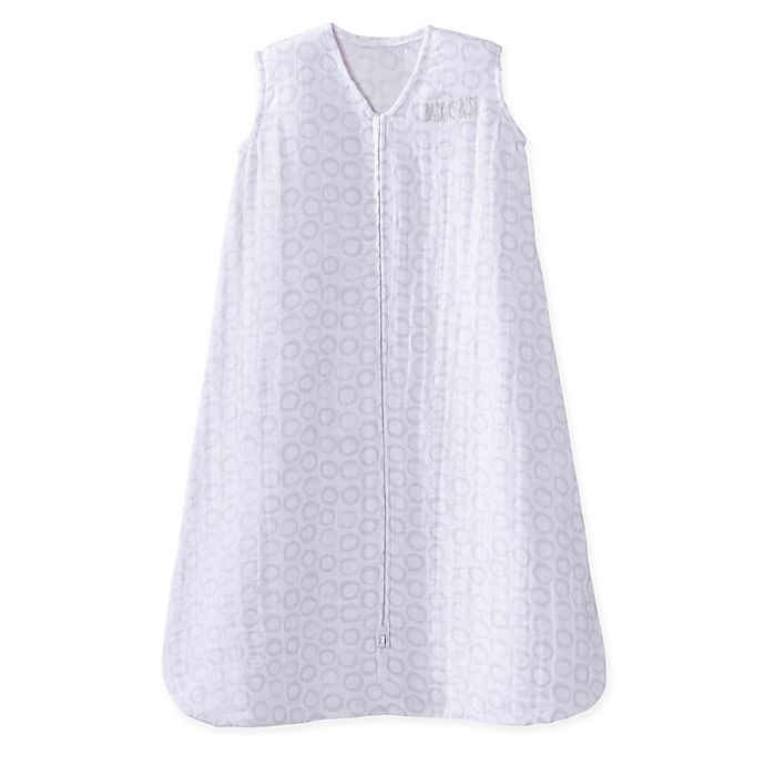 HALO® SleepSack® Circles Cotton Wearable Blanket in Grey