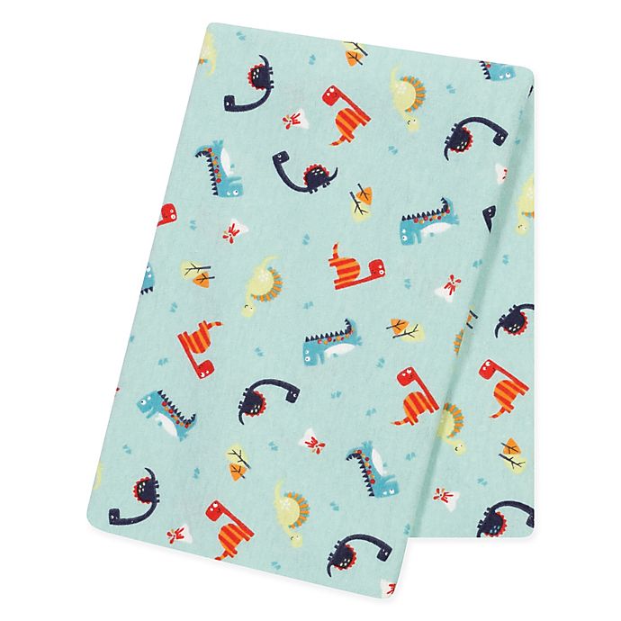 Trend Lab® Dinosaurs Jumbo Flannel Swaddle Blanket