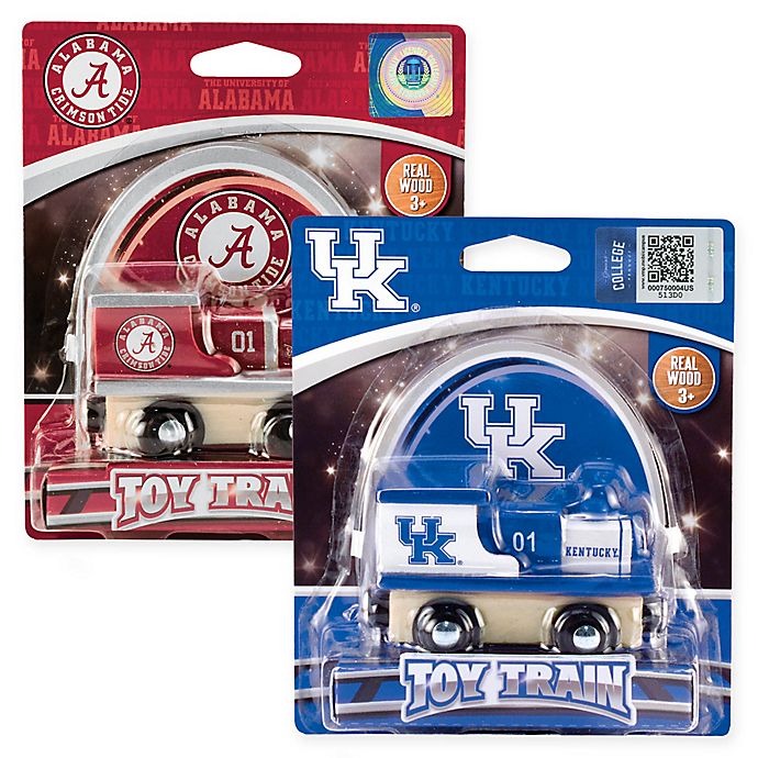 Collegiate Team Wooden Toy Train Collection