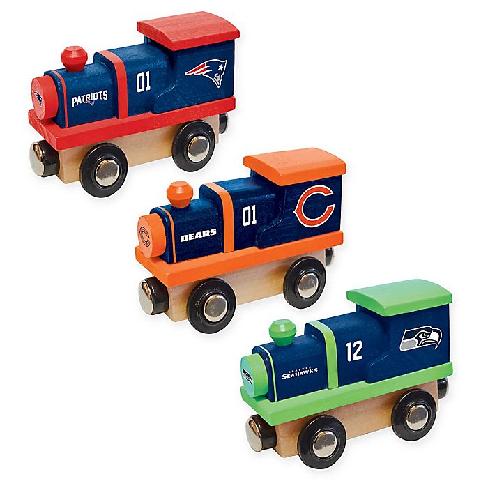 NFL Team Wooden Toy Train