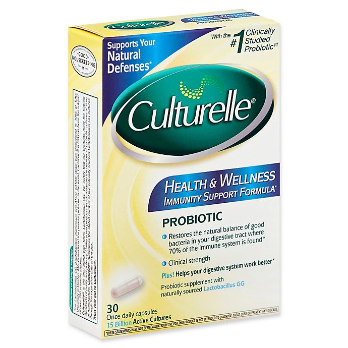 Culturelle® 30-Count Health and Wellness Daily Probiotics
