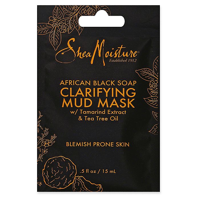 SheaMoisture® .5 oz. African Black Soap Clarifying Mud Mask Packet