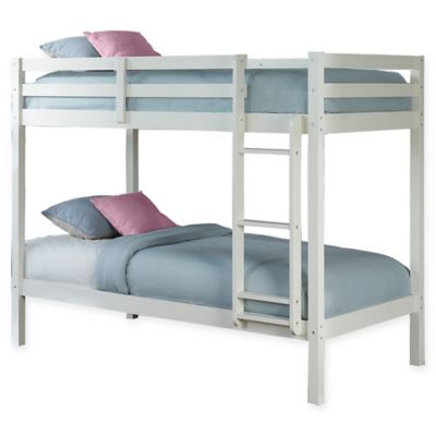 Buy Hillsdale Caspian Twin Bunk Bed in White from Bed Bath  Beyond