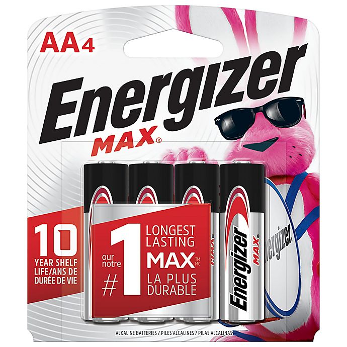 Energizer® Max 4-Pack AA 1.5-Volt Alkaline Batteries