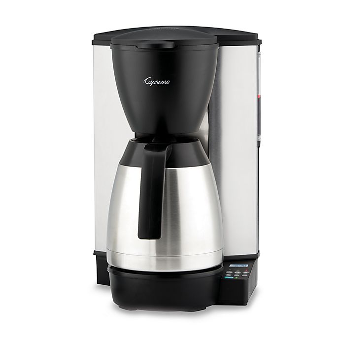 Capresso 485.05 MT600 Plus 10-Cup Programmable Coffee Maker with Thermal Carafe