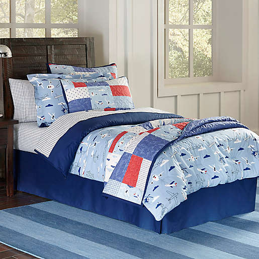Lullaby Bedding Airplanes Comforter Set, Plane Twin Bed