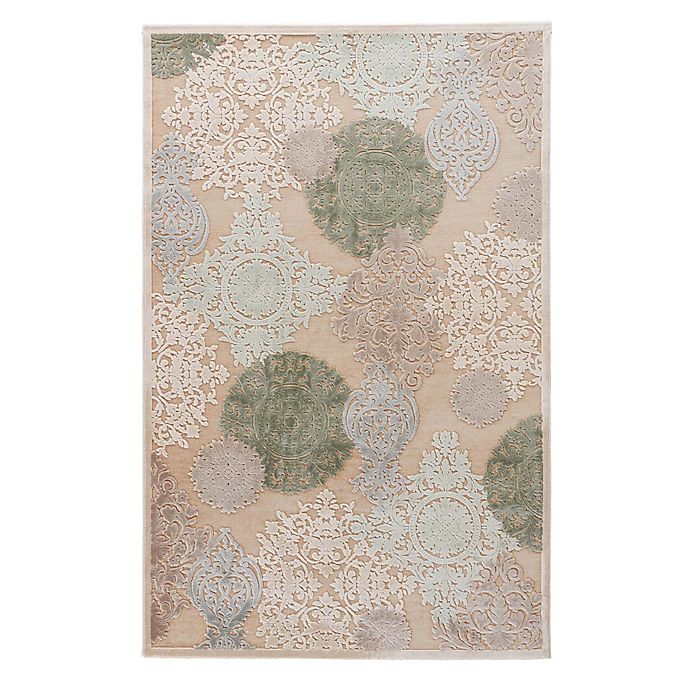 Jaipur Fables Wistful 2' x 3' Accent Rug in Ivory/Blue