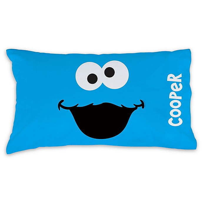 Sesame Street® Cookie Monster Pillowcase in Blue