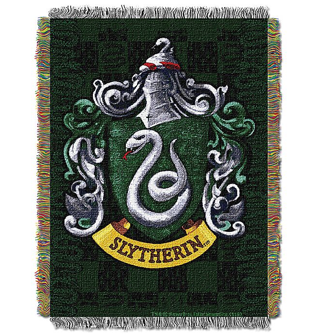 Harry Potter™ Slytherin Woven Tapestry Throw Blanket