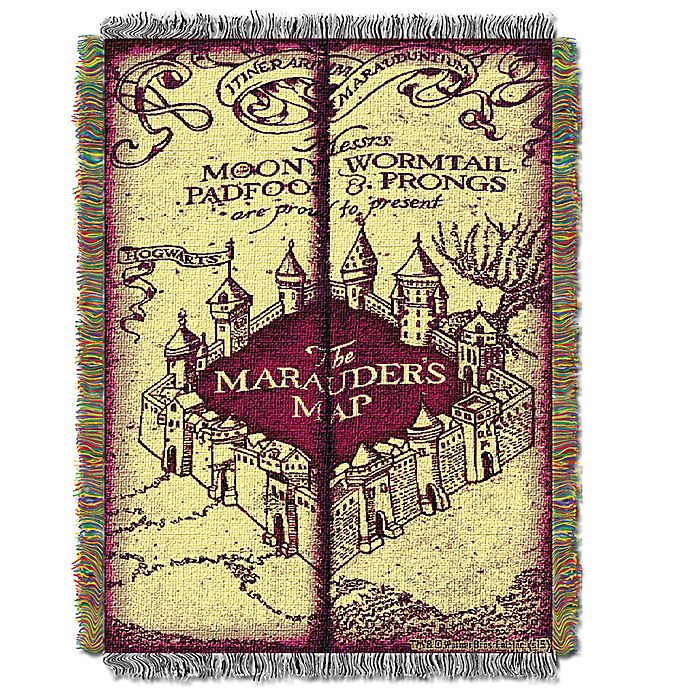 Harry Potter Magic Cotton Blanket Tapestry Carpet Mat Home Decoration Vintage 