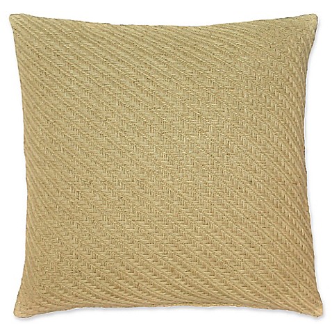 Rose Tree Biccari Jute Square Throw Pillow - Bed Bath & Beyond