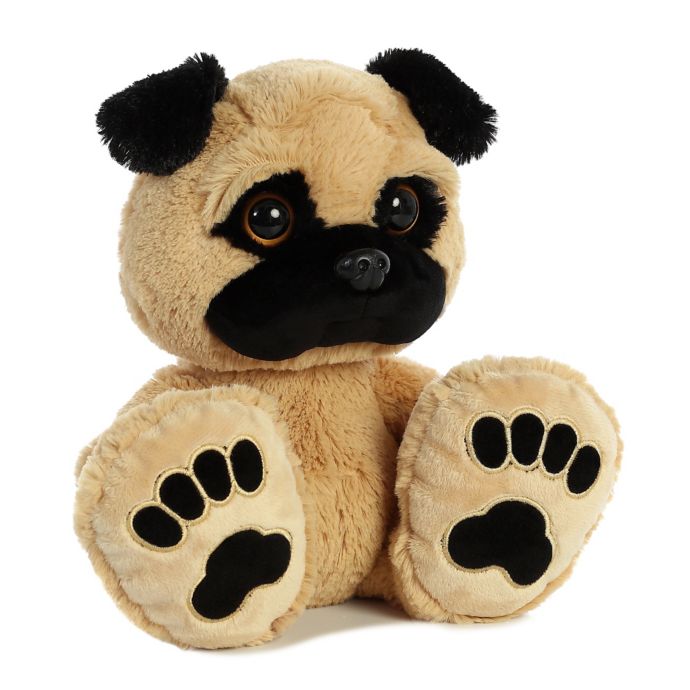 Aurora® Taddle Toes Pudgy Pug Plush Toy In Tanblack Bed Bath And Beyond